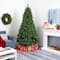 7.5ft. Pre-Lit Golden Tip Washington Pine & Pinecones Artificial Christmas Tree with Clear Lights
